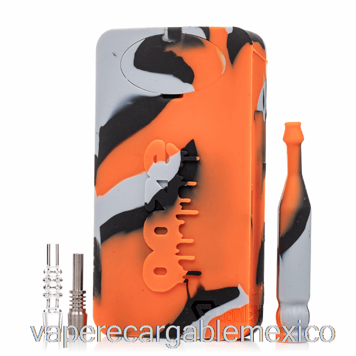 Vape Recargable Ooze Slugger Dabbin Silicona Dugout Rasta (verde / Rojo / Amarillo)